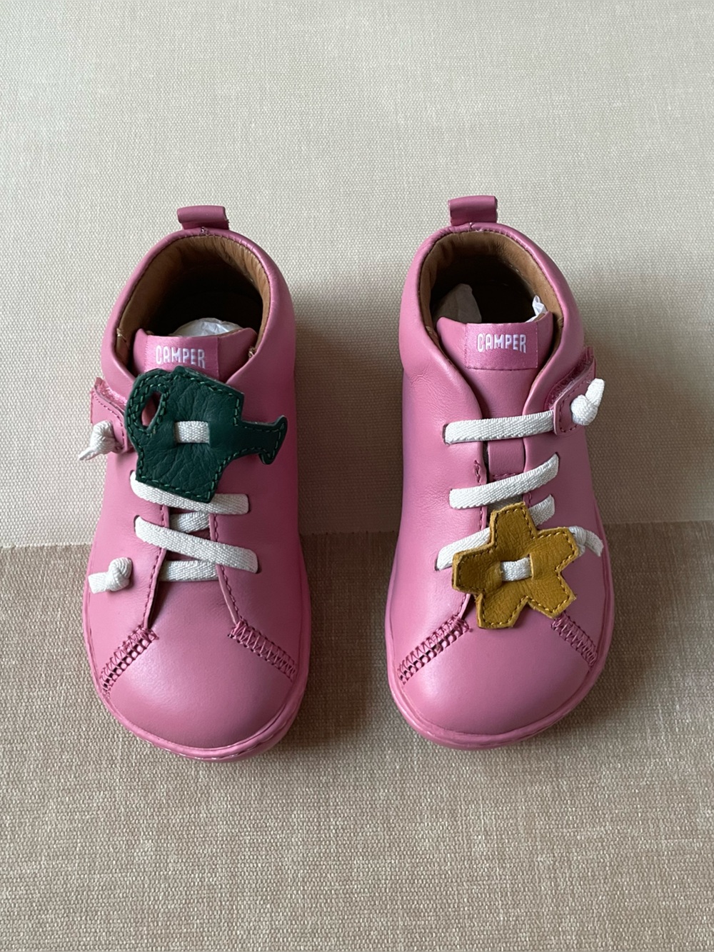 Camper Twins Leather Shoes for Toddler - Size 7